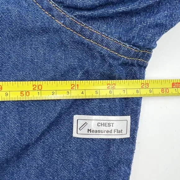 Vintage Roebucks Denim Pearl Snap Shirt